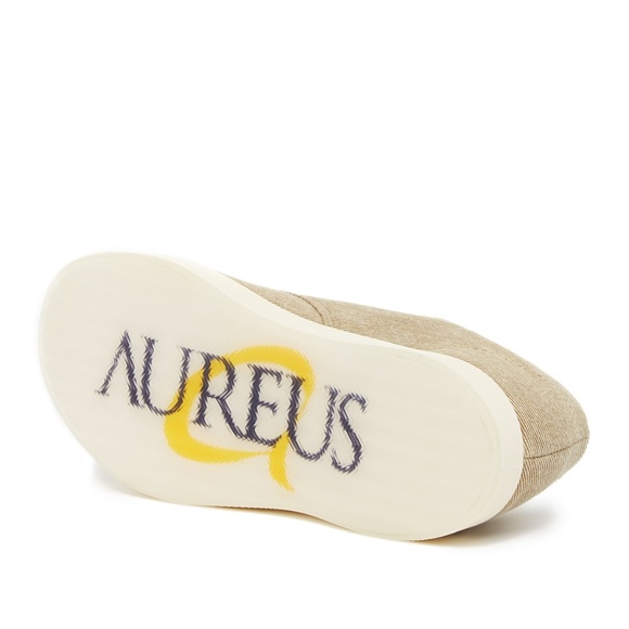 Aureus Men's Dayton Sneakers, Brown Denim Canvas - Picture 3 of 5